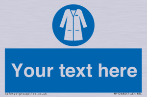 Custom Mandatory: Wear laboratory coat